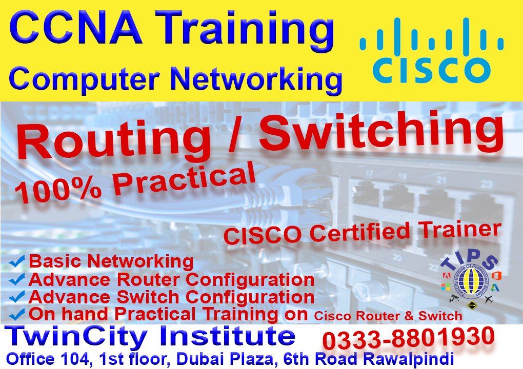 CCNA Course in Rawalpindi Islamabad Pakistan TwinCity Institute (Regd)